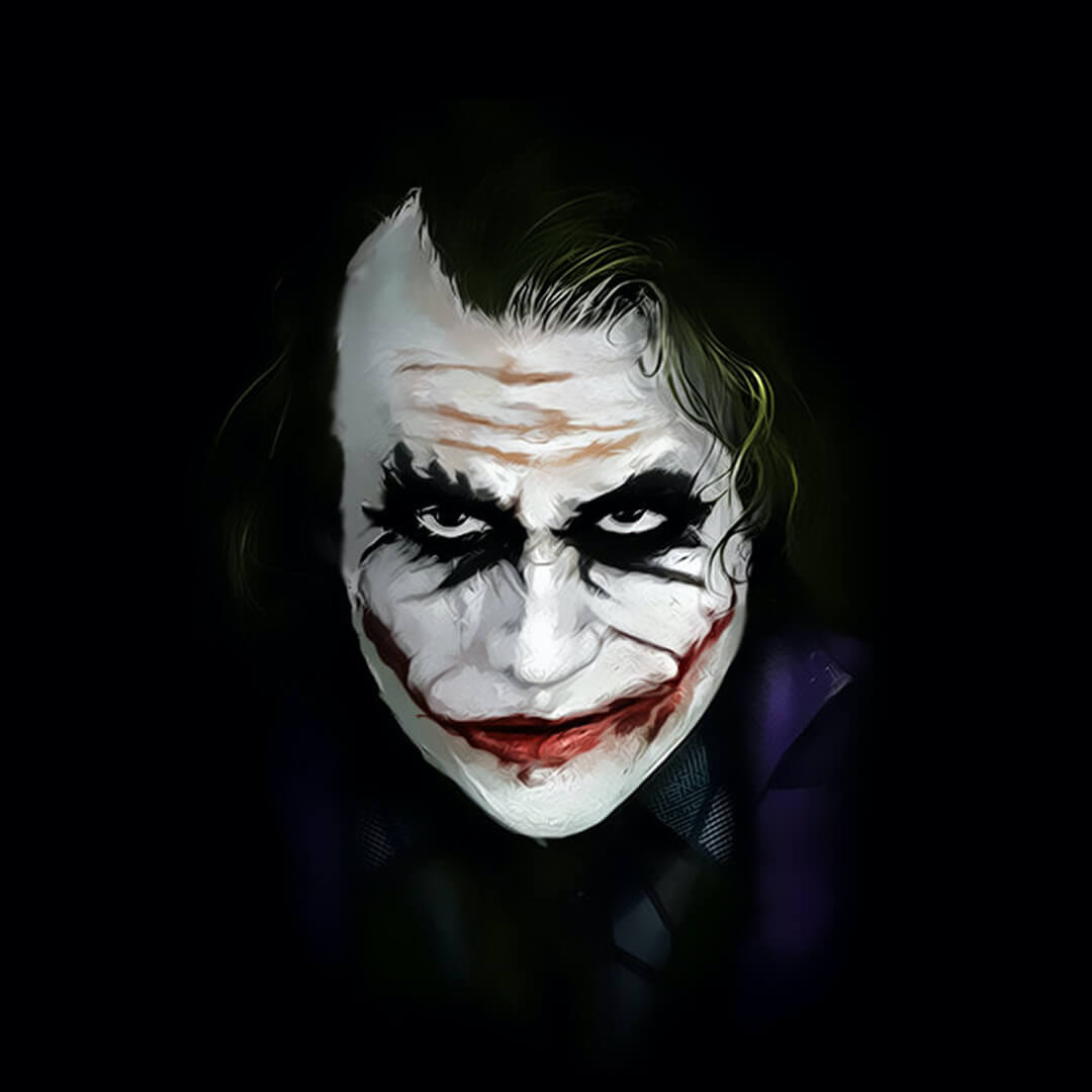 Une photo du joker, un personnage que j'aime beaucoup car toujours souriant.